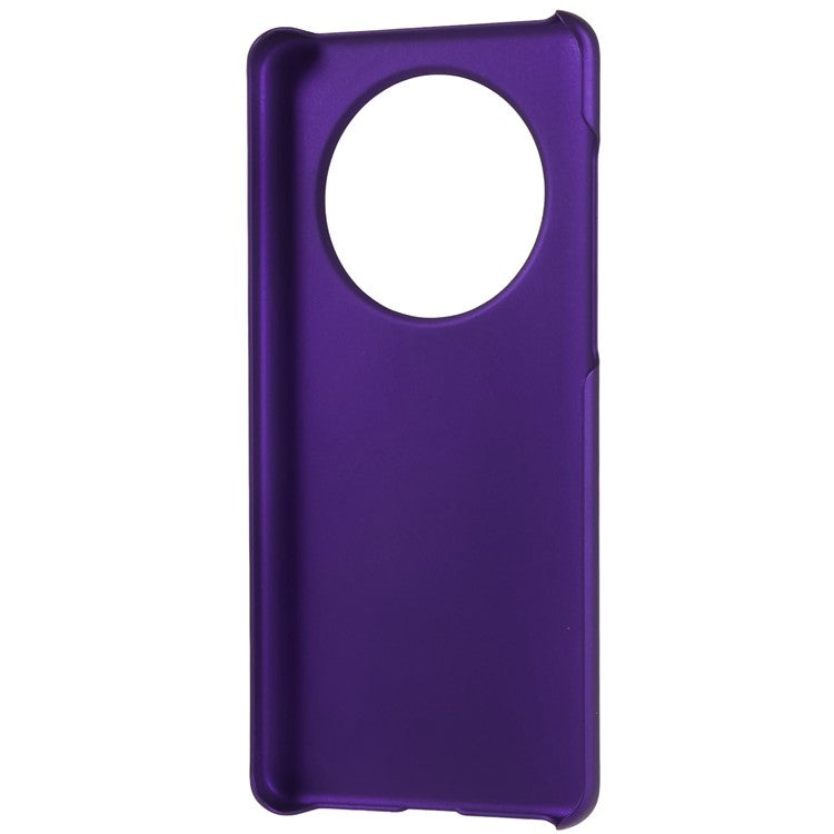 For Huawei Mate 50 Pro 4G Rubberized Glossy Hard PC Phone Case Anti-scratch Drop Protection Phone Cover - Purple