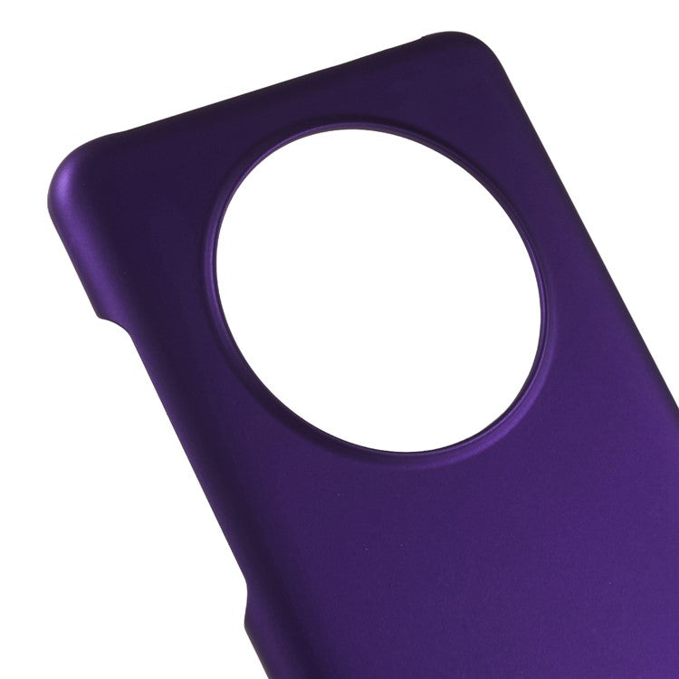 For Huawei Mate 50 Pro 4G Rubberized Glossy Hard PC Phone Case Anti-scratch Drop Protection Phone Cover - Purple