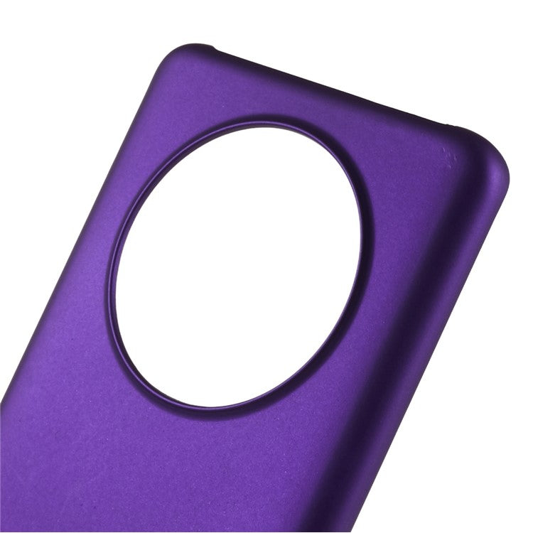 For Huawei Mate 50 Pro 4G Rubberized Glossy Hard PC Phone Case Anti-scratch Drop Protection Phone Cover - Purple