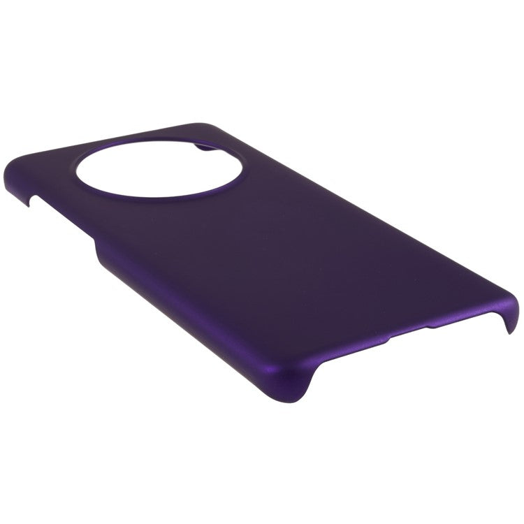 For Huawei Mate 50 Pro 4G Rubberized Glossy Hard PC Phone Case Anti-scratch Drop Protection Phone Cover - Purple