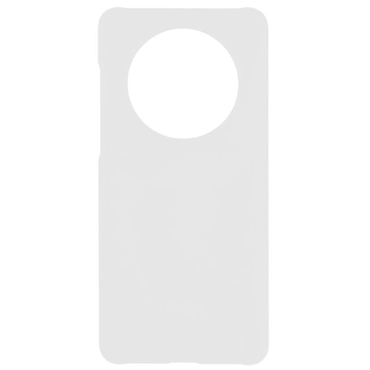 For Huawei Mate 50 Pro 4G Rubberized Glossy Hard PC Phone Case Anti-scratch Drop Protection Phone Cover - White