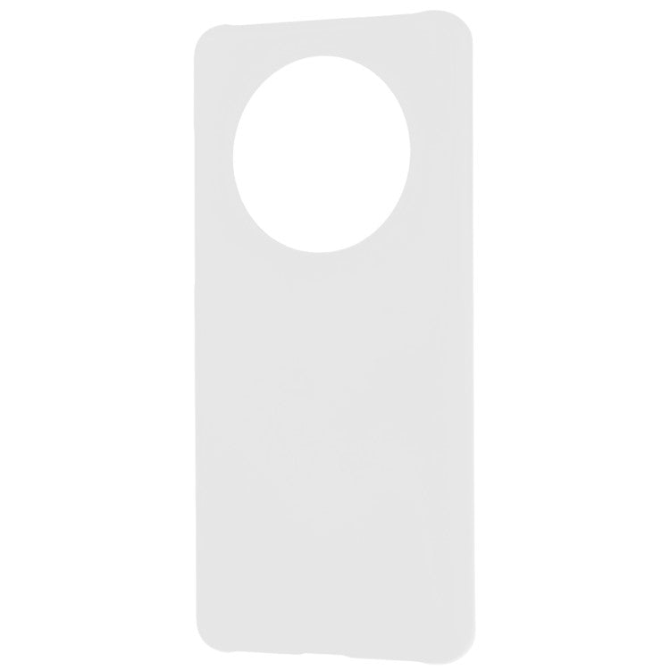 For Huawei Mate 50 Pro 4G Rubberized Glossy Hard PC Phone Case Anti-scratch Drop Protection Phone Cover - White