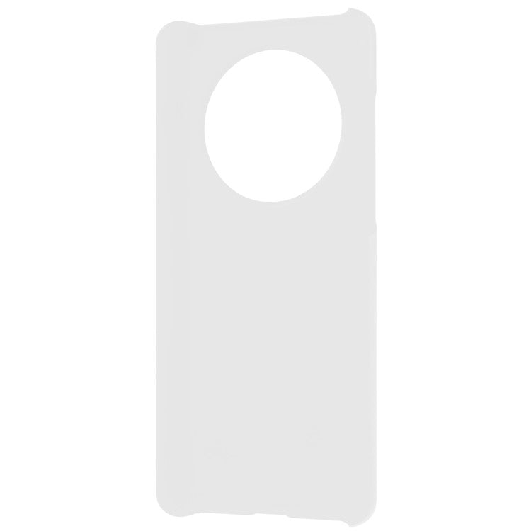 For Huawei Mate 50 Pro 4G Rubberized Glossy Hard PC Phone Case Anti-scratch Drop Protection Phone Cover - White