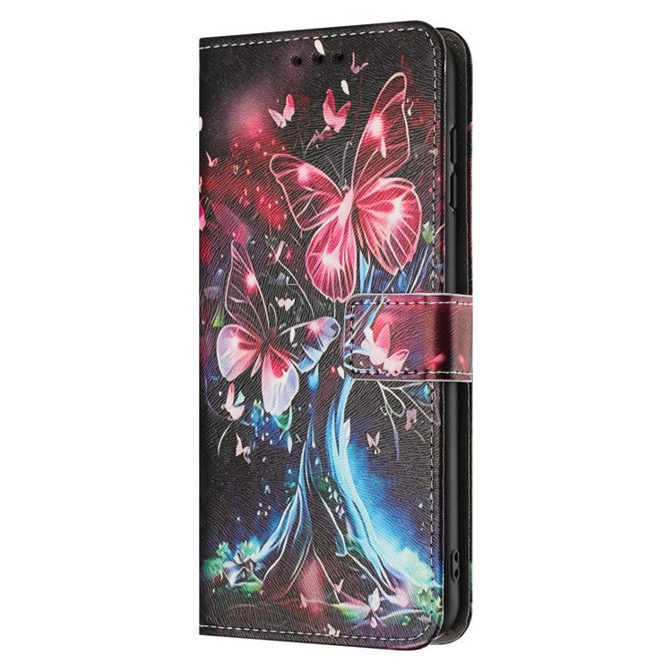YX-2501 For Xiaomi 15 Ultra Case Pattern Printing PU Leather Wallet Phone Cover with Lanyard - Butterfly Tree