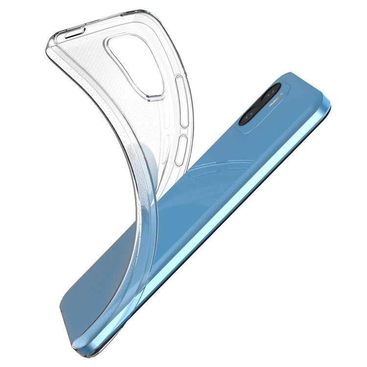 Soft TPU Cover for Xiaomi Redmi A1 4G / A2 4G, Ultra Slim Transparent Drop-Proof Phone Back Case