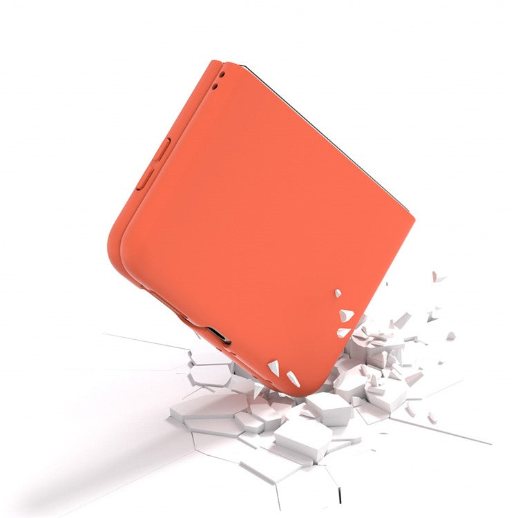 For Huawei Pura X Case Skin-Touch Texture Hard PC Folding Phone Cover - Orange