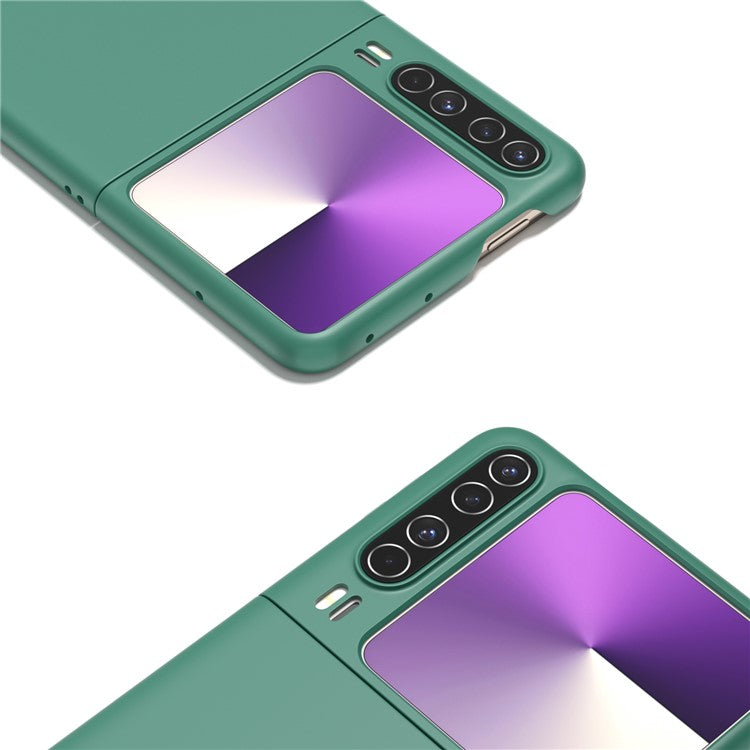 For Huawei Pura X Case Skin-Touch Texture Hard PC Folding Phone Cover - Dark Green