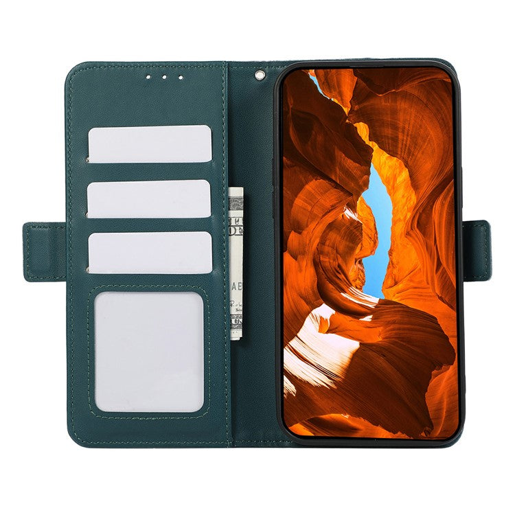 ABEEL For Motorola Edge 60 Fusion 5G Case Leather Phone Cover with RFID Blocking Wallet - Green