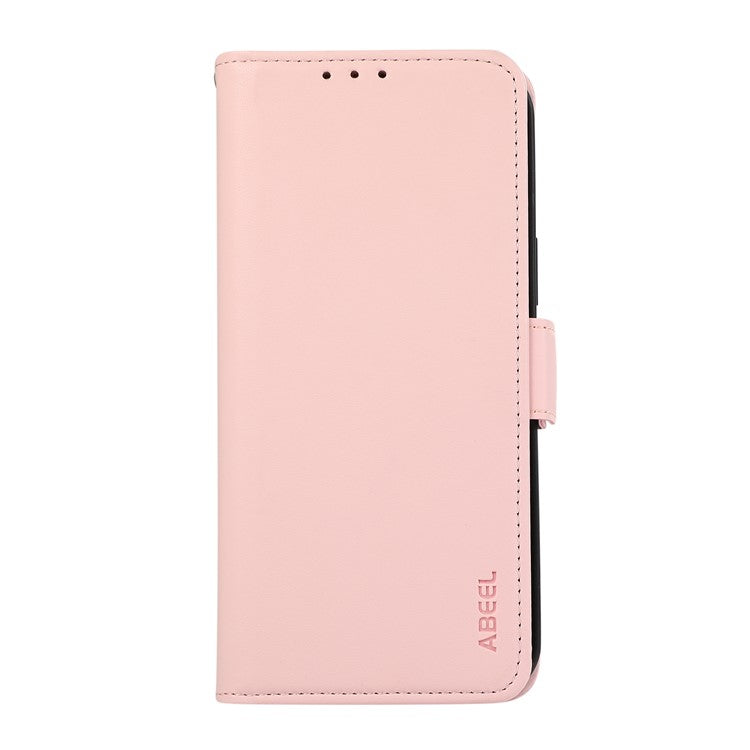 ABEEL For Motorola Edge 60 Fusion 5G Case Leather Phone Cover with RFID Blocking Wallet - Pink