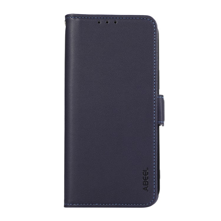 ABEEL For Motorola Edge 60 Fusion 5G Case Leather Phone Cover with RFID Blocking Wallet - Blue