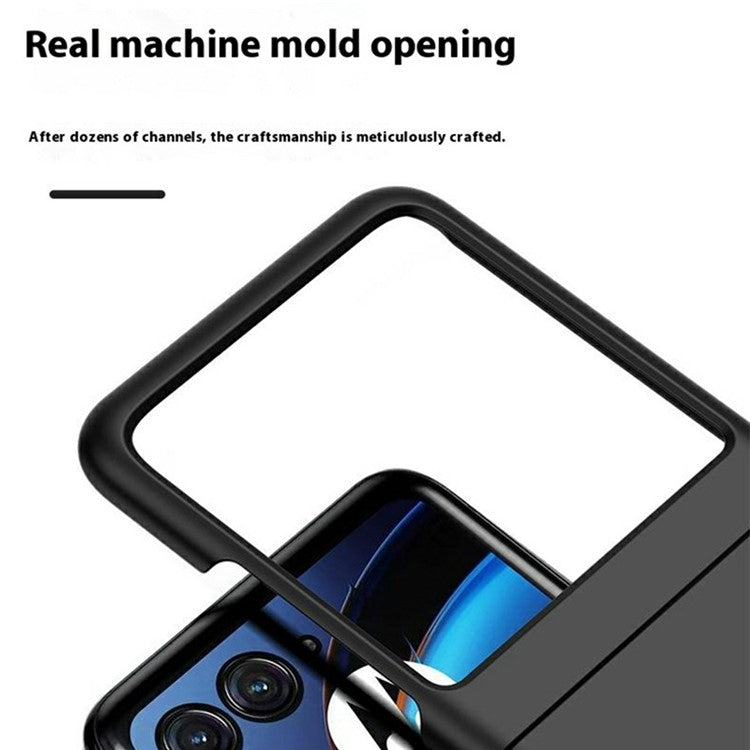 For Motorola Razr 60 Case Ultra Thin Skin Touch Rubberized Hard PC Phone Cover - White