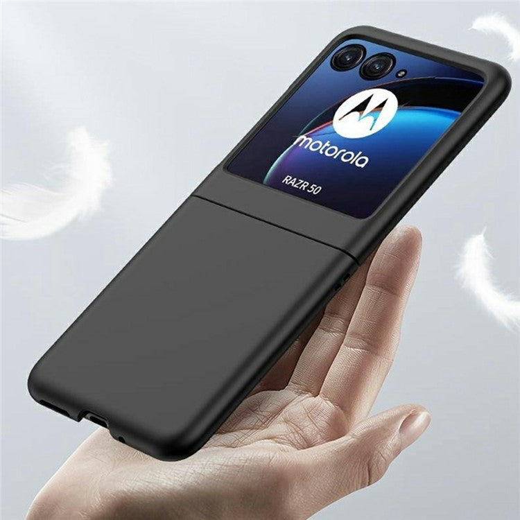 For Motorola Razr 60 Case Ultra Thin Skin Touch Rubberized Hard PC Phone Cover - White