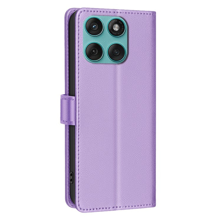 BINFEN COLOR BF32 For Motorola Edge 60 Fusion 5G Leather Case Wallet RFID Blocking Phone Cover - Purple