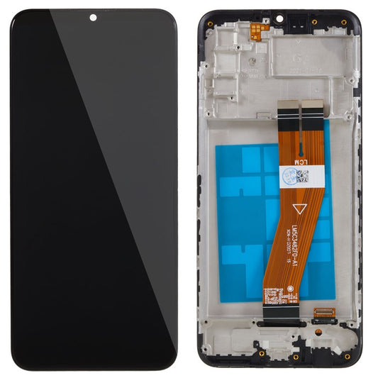 For-Samsung-Galaxy-A02s-(164.2x75.9x9.1mm)-A025-Grade-S-OEM-LCD-Screen-and-Digitizer-Assembly-+-Frame-Part-(without-Logo)