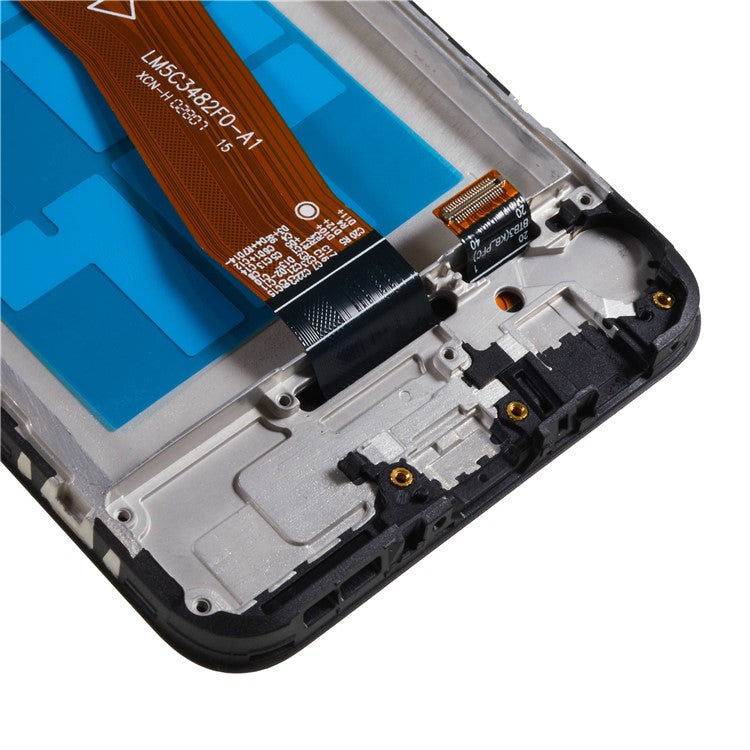For-Samsung-Galaxy-A02s-(164.2x75.9x9.1mm)-A025-Grade-S-OEM-LCD-Screen-and-Digitizer-Assembly-+-Frame-Part-(without-Logo)
