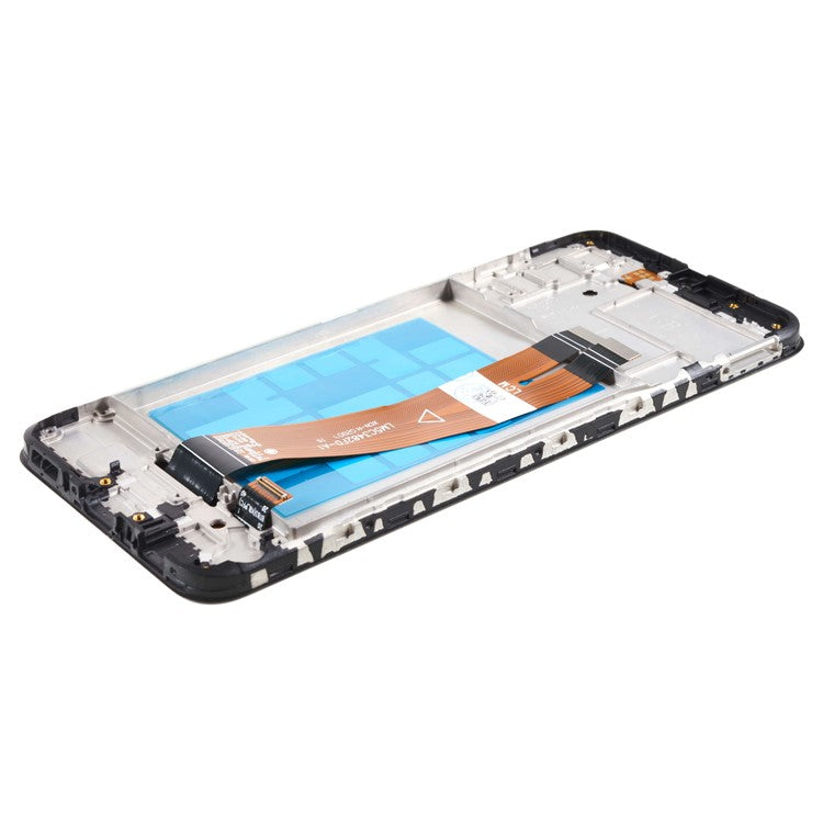 For-Samsung-Galaxy-A03s-(164.2-x-75.9-x-9.1mm)-A037-Grade-S-OEM-LCD-Screen-and-Digitizer-Assembly-+-Frame-Part-(without-Logo)