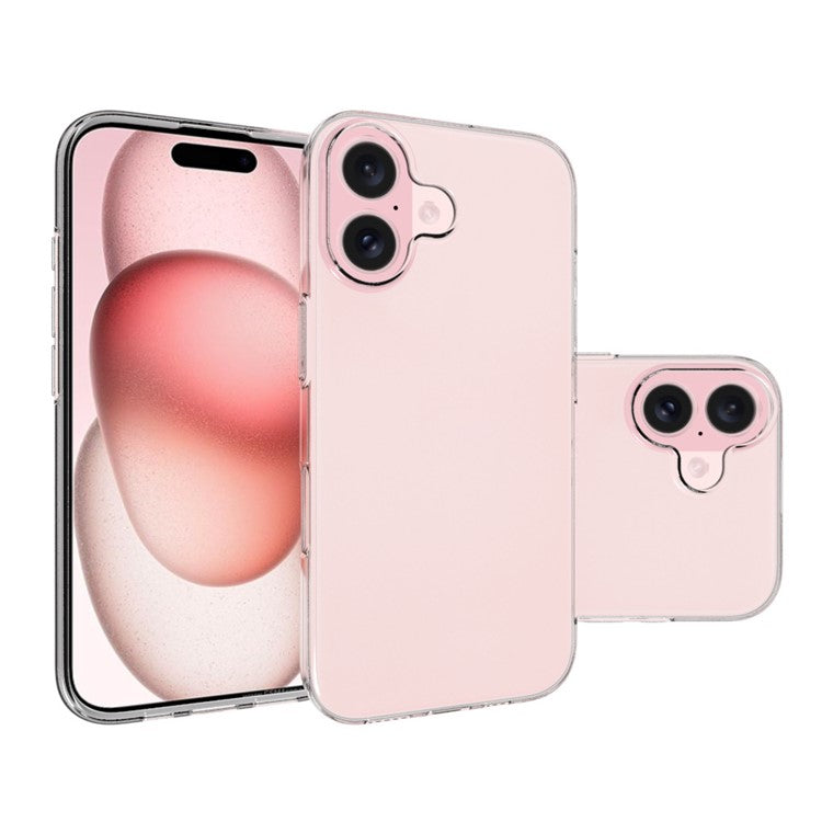 For iPhone 17 Case Watermark Resistant TPU Clear Phone Back Cover