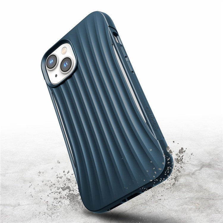DEFENSE for iPhone 14 Biodegradable Phone Case Eco-Friendly TPU Anti-Slip Drop Protection Back Cover - Blue