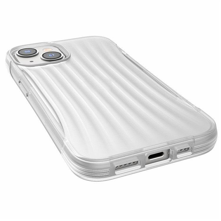DEFENSE for iPhone 14 Plus Military Grade Rugged Cover Biodegradable Soft TPU Anti-Scratch Protective Phone Case - White