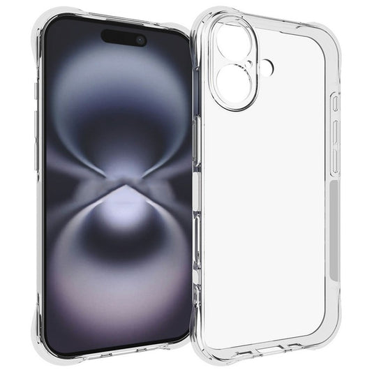 For iPhone 17 TPU Phone Case Non Slip Transparent Mobile Phone Cover