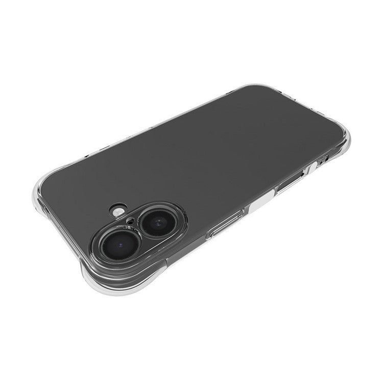 For iPhone 17 TPU Phone Case Non Slip Transparent Mobile Phone Cover
