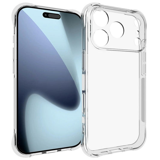 For iPhone 17 Pro TPU Phone Case Non Slip Transparent Mobile Phone Cover