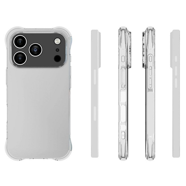 For iPhone 17 Pro TPU Phone Case Non Slip Transparent Mobile Phone Cover