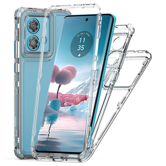 For Motorola Edge 40 Neo 5G Case Anti Scratch Acrylic TPU Clear Phone Cover