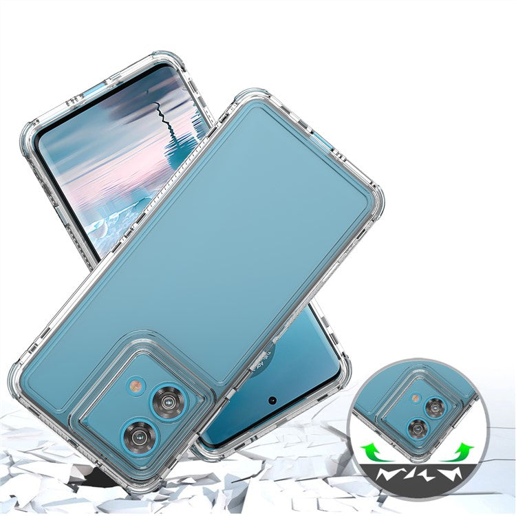 For Motorola Edge 40 Neo 5G Case Anti Scratch Acrylic TPU Clear Phone Cover