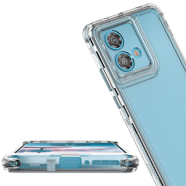 For Motorola Edge 40 Neo 5G Case Anti Scratch Acrylic TPU Clear Phone Cover