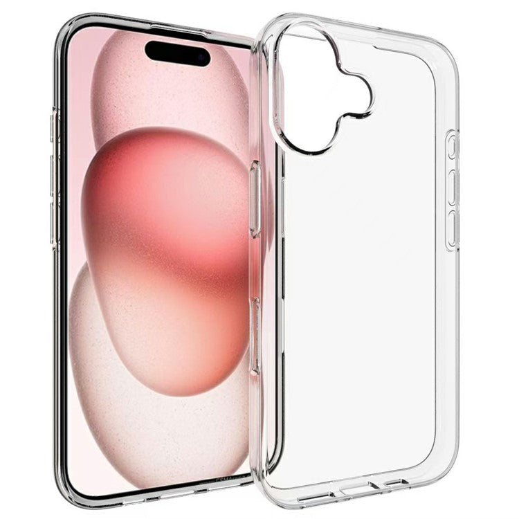 For iPhone 17 Case Anti-Fingerprint Crystal Clear TPU Phone Cover