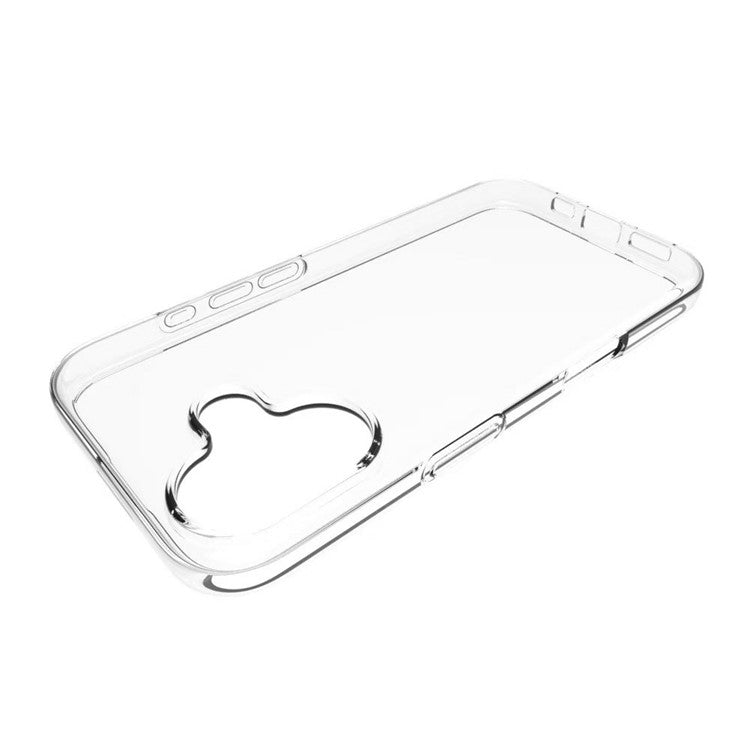 For iPhone 17 Case Anti-Fingerprint Crystal Clear TPU Phone Cover