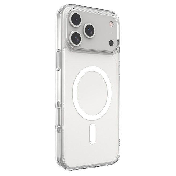 For iPhone 17 Crystal Clear Case Compatible with MagSafe TPU + PC Phone Cover