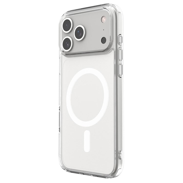 For iPhone 17 Crystal Clear Case Compatible with MagSafe TPU + PC Phone Cover