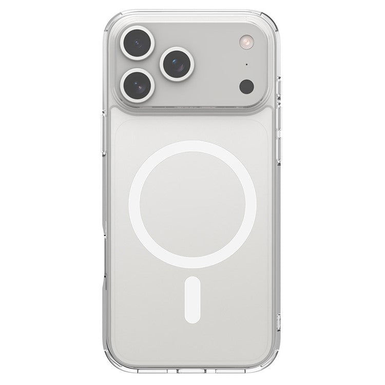 For iPhone 17 Crystal Clear Case Compatible with MagSafe TPU + PC Phone Cover