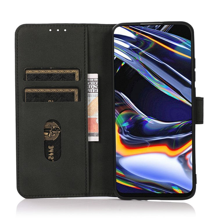 KHAZNEH For iPhone 17 Air Case PU Leather Wallet Stand Phone Cover - Black