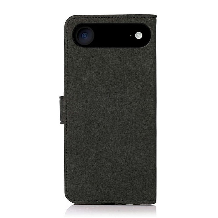 KHAZNEH For iPhone 17 Air Case PU Leather Wallet Stand Phone Cover - Black