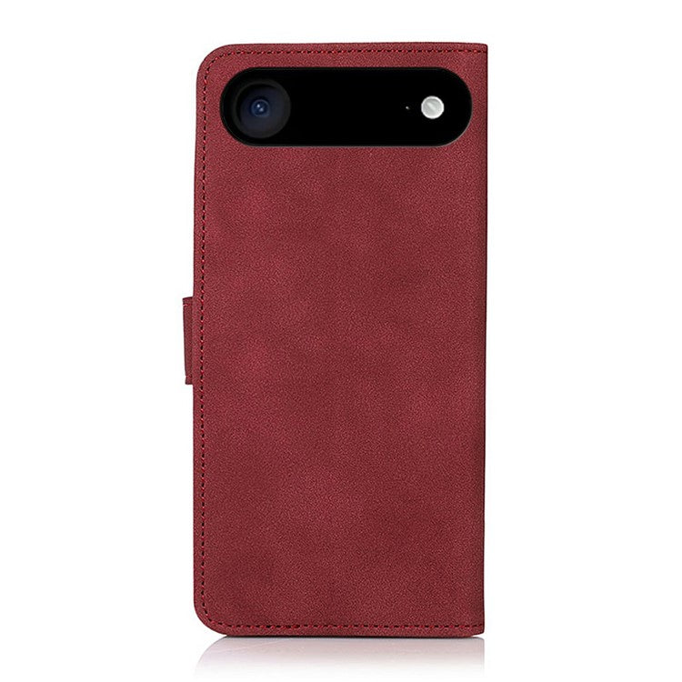 KHAZNEH For iPhone 17 Air Case PU Leather Wallet Stand Phone Cover - Red