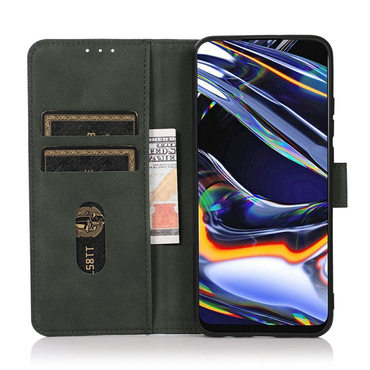 KHAZNEH For iPhone 17 Air Case PU Leather Wallet Stand Phone Cover - Green