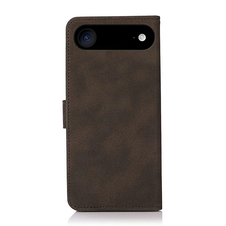 KHAZNEH For iPhone 17 Air Case PU Leather Wallet Stand Phone Cover - Brown