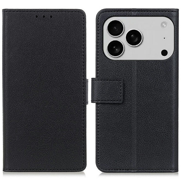For iPhone 17 Pro Case PU Leather Stand Wallet Phone Cover