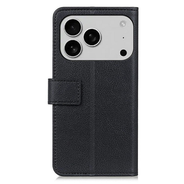 For iPhone 17 Pro Case PU Leather Stand Wallet Phone Cover