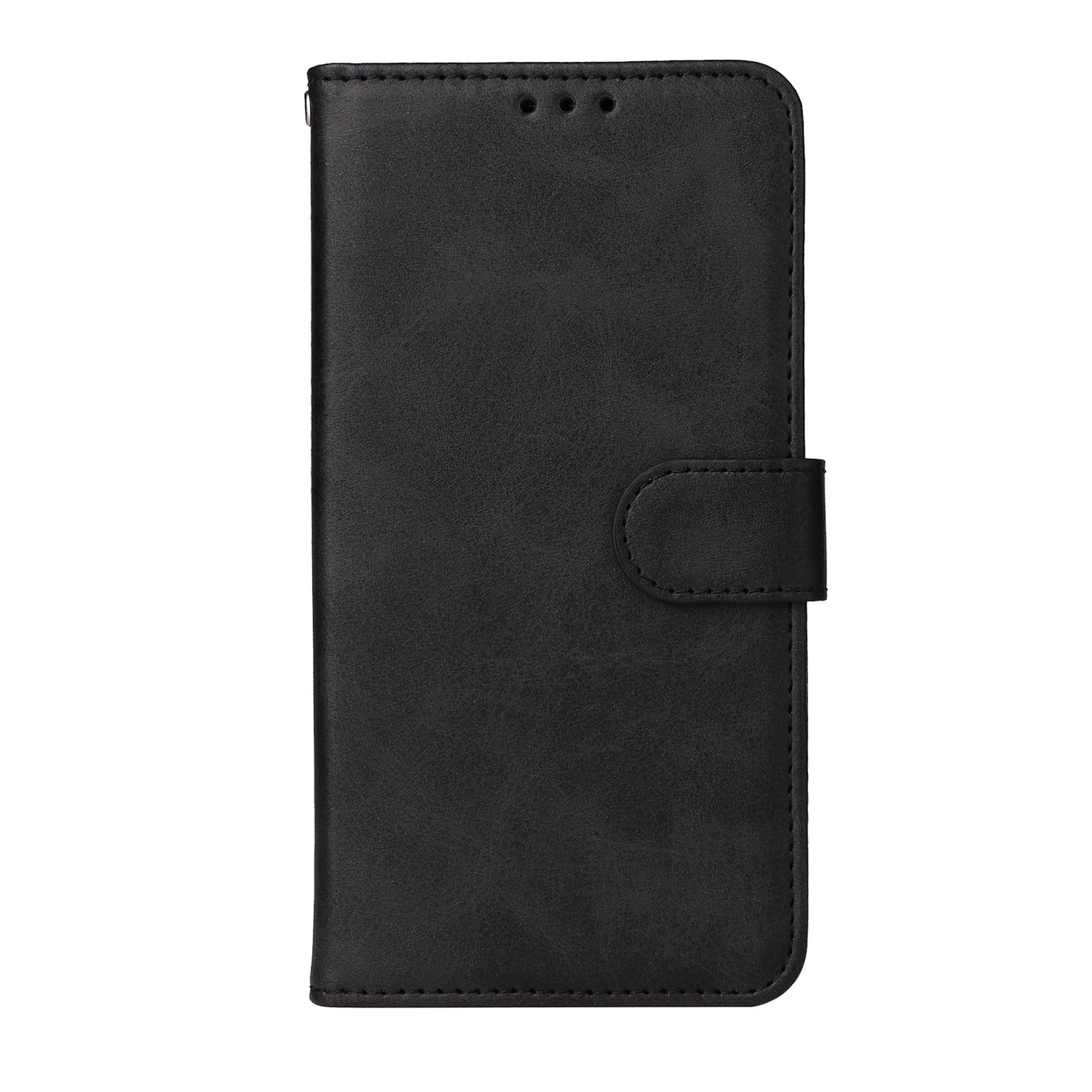 For iPhone 17 Case Wallet PU Leather Folio Flip Phone Cover - Black