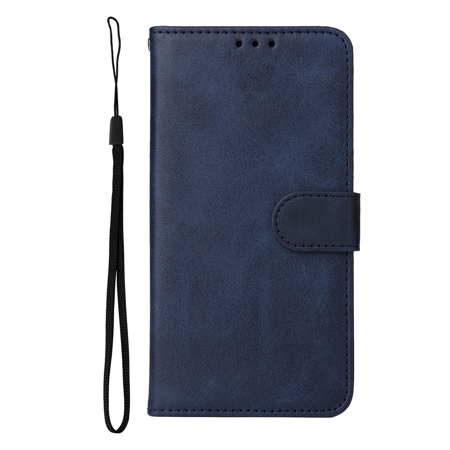 For iPhone 17 Case Wallet PU Leather Folio Flip Phone Cover - Blue