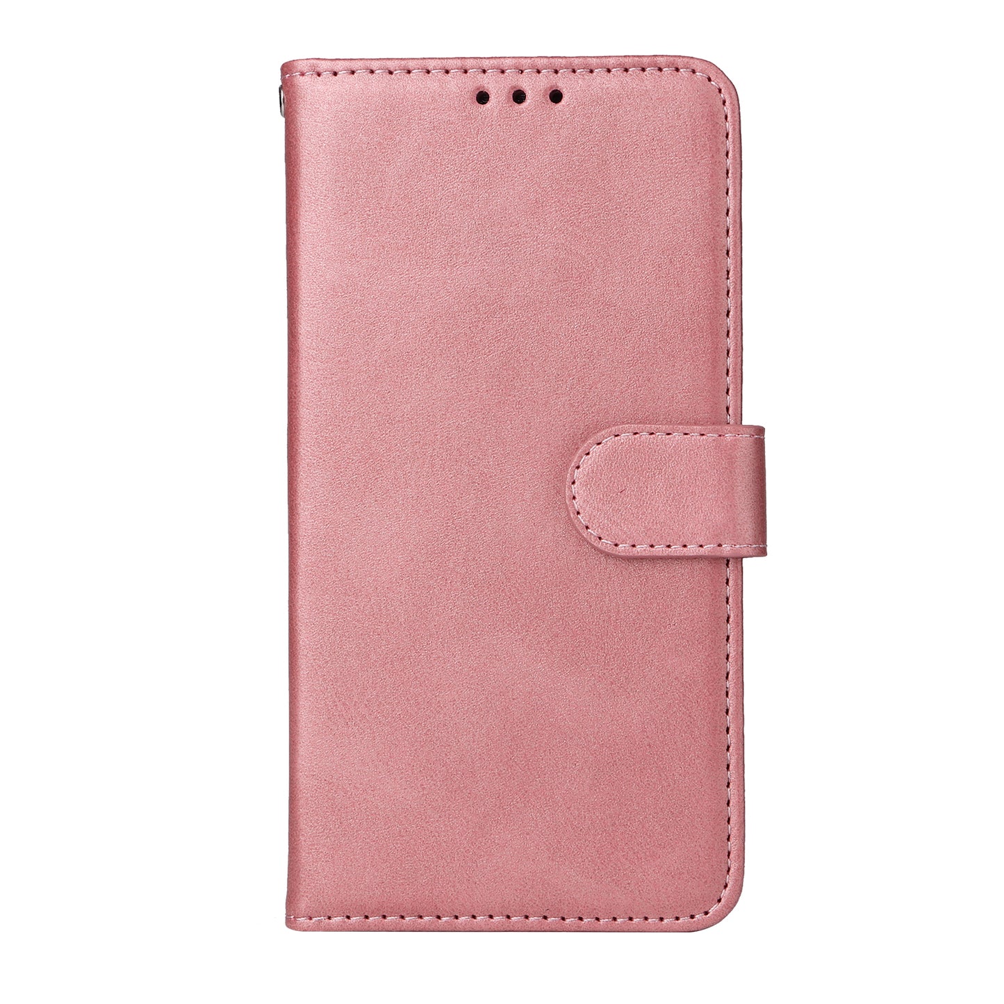 For iPhone 17 Case Wallet PU Leather Folio Flip Phone Cover - Pink