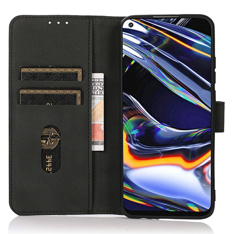 KHAZNEH For iPhone 17 Case PU Leather Wallet Stand Phone Cover - Black
