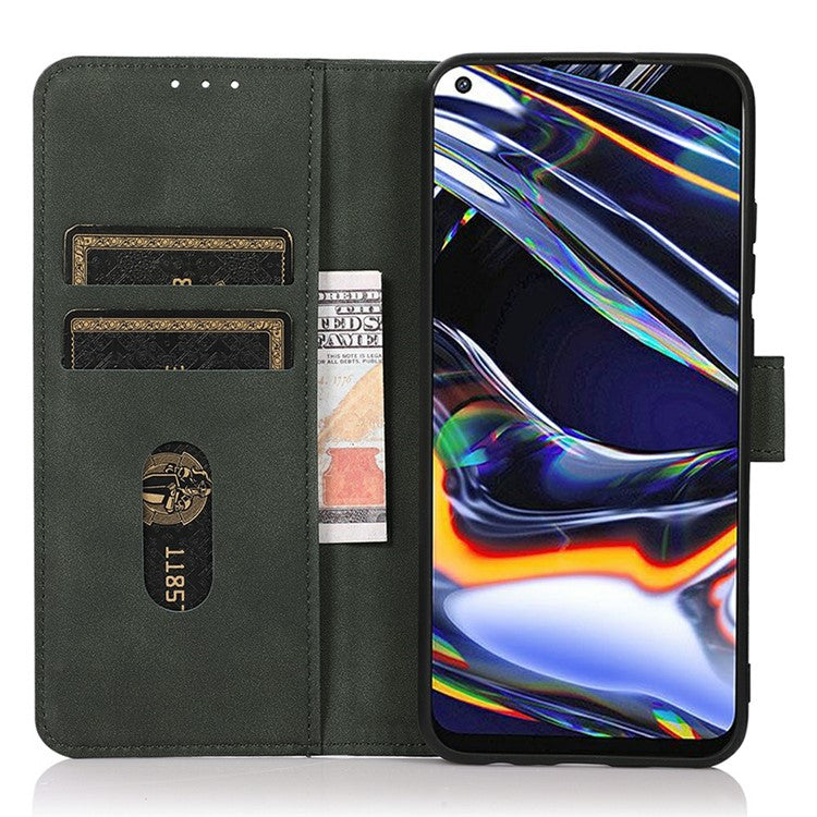 KHAZNEH For iPhone 17 Case PU Leather Wallet Stand Phone Cover - Green