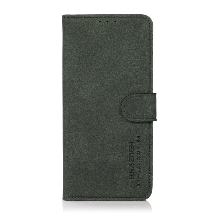 KHAZNEH For iPhone 17 Case PU Leather Wallet Stand Phone Cover - Green