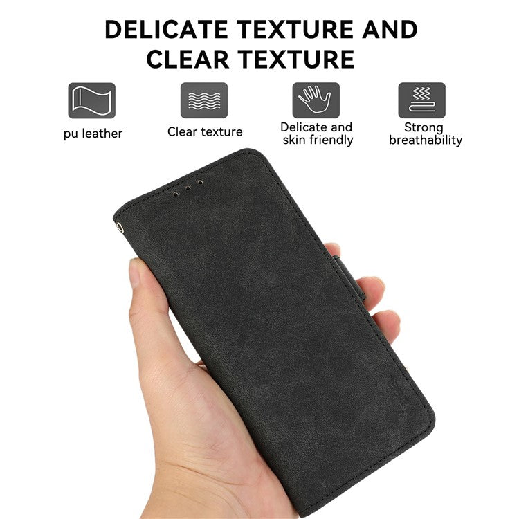 ABEEL For iPhone 17 Case PU Leather Folio Stand View RFID Blocking Phone Cover - Black