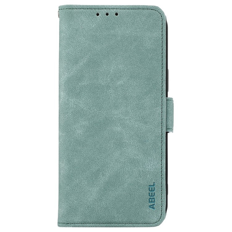 ABEEL For iPhone 17 Case PU Leather Folio Stand View RFID Blocking Phone Cover - Baby Blue